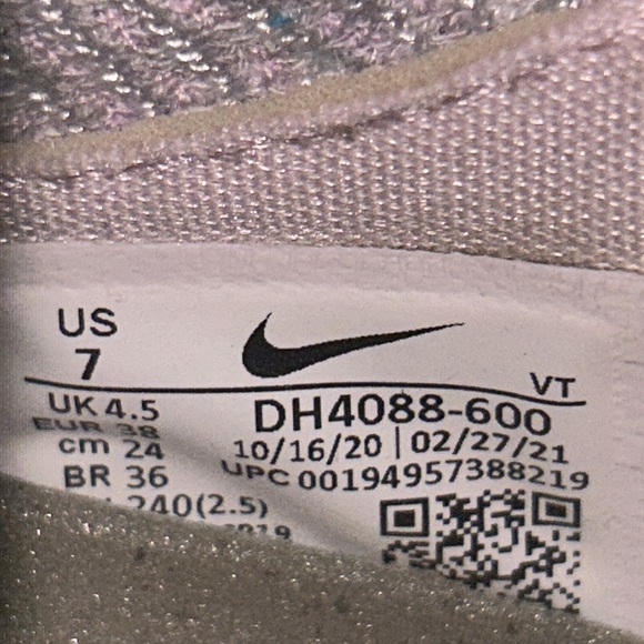 Nike Air VaporMax 2021 FK “Light Arctic Pink” Women’s Size 7 - Picture 8 of 9